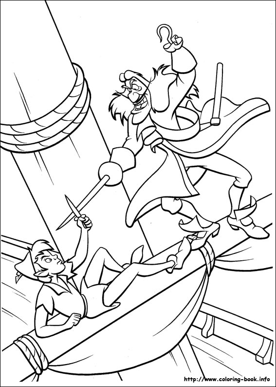 Peter Pan coloring picture